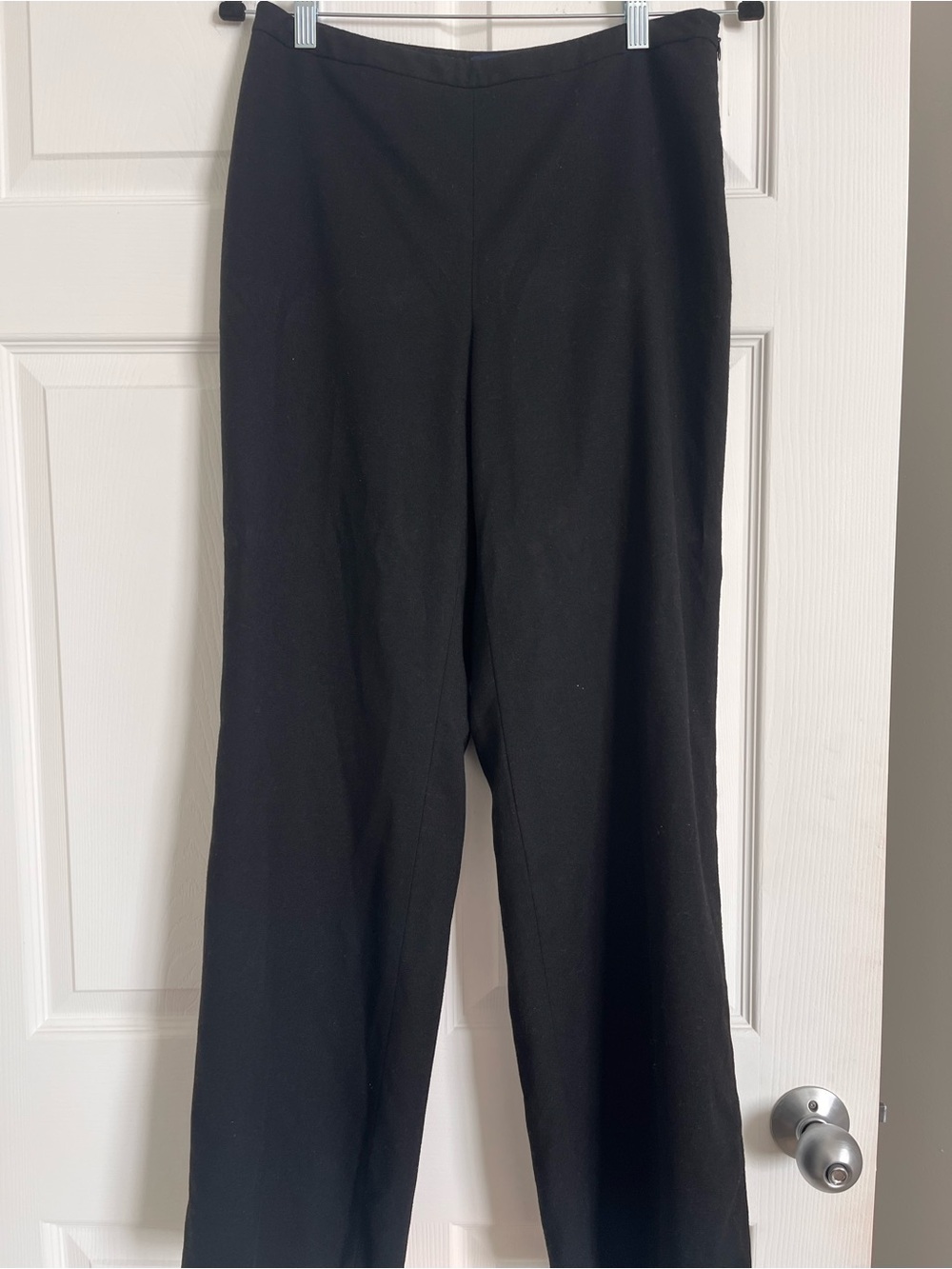 Ann Taylor Black Wide-Leg Trousers